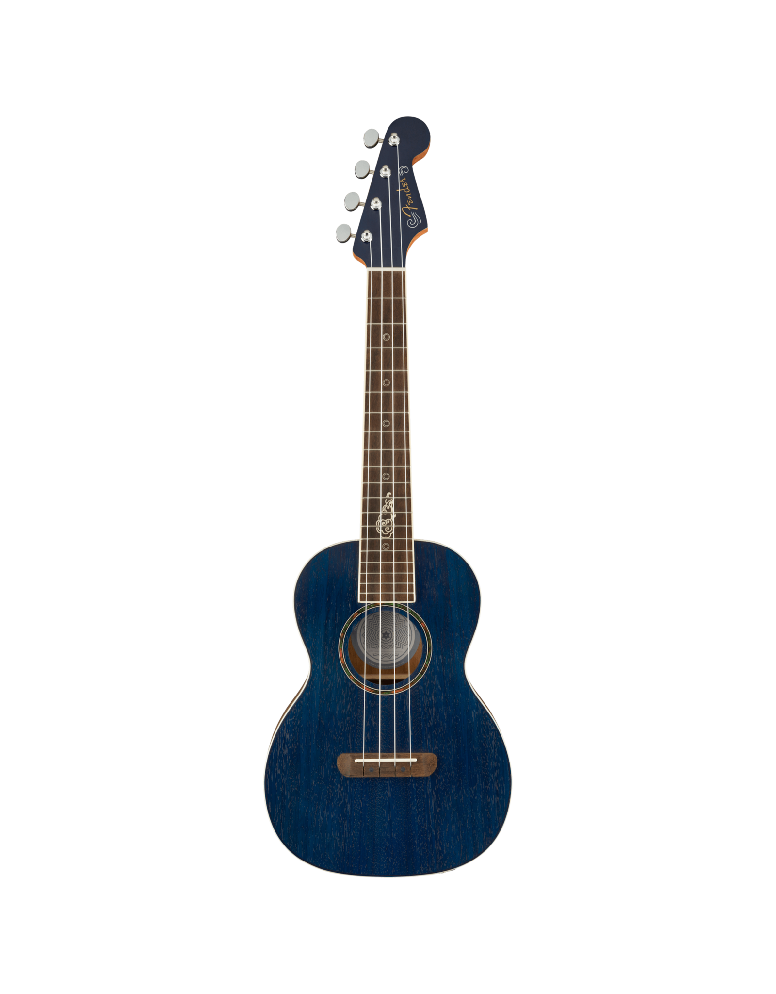 Fender Fender Dhani Harrison Uke, Sapphire Blue w/ Gig Bag