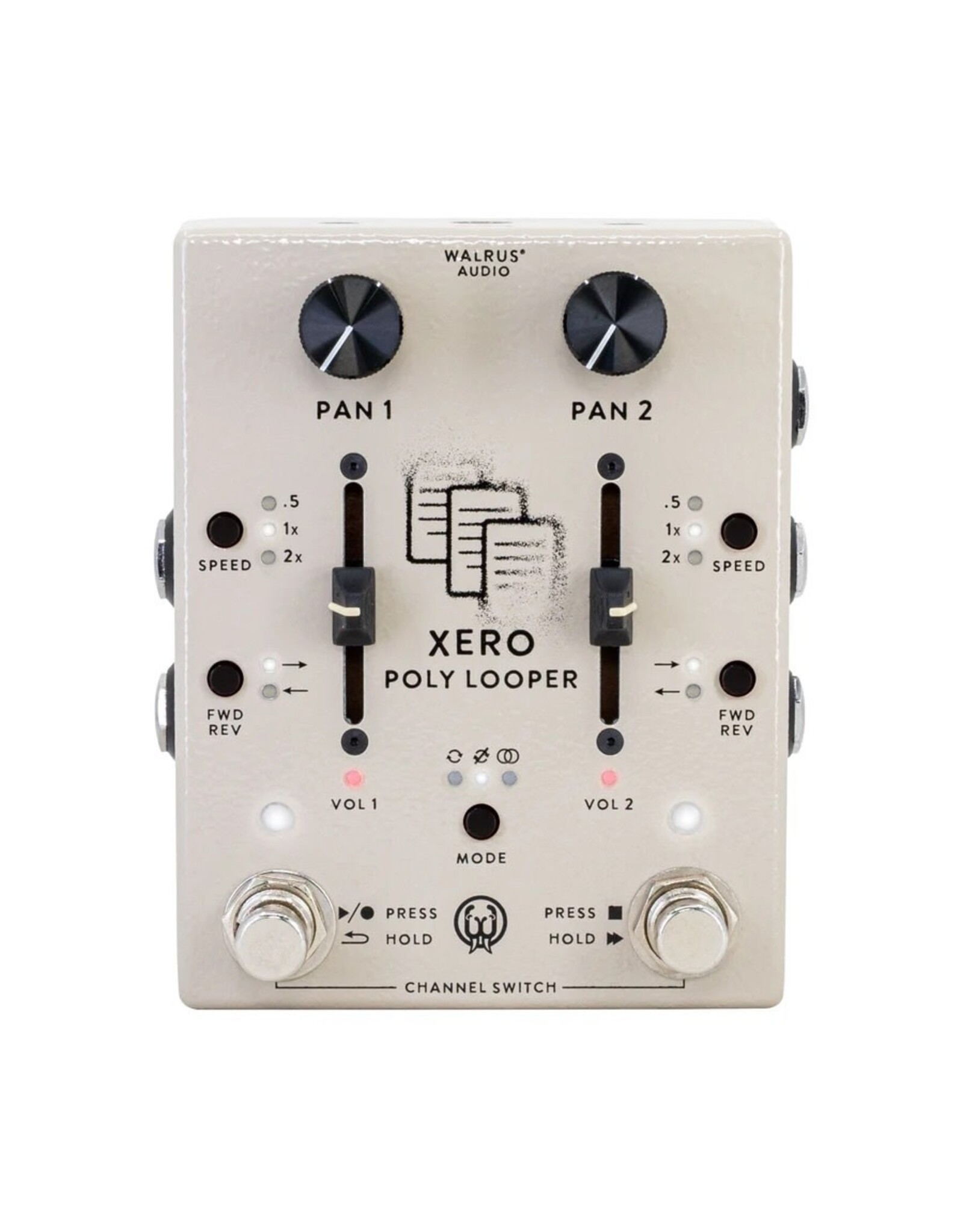 Walrus Audio Walrus Audio Xero Polylooper, Cream