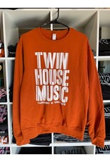 Twin House Music Twin House Music 2025 Logo Raglan Sweatshirt, Texas Orange