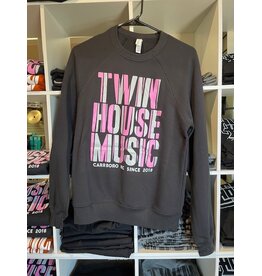 Twin House Music Twin House Music 2025 Logo Raglan Sweatshirt, Black