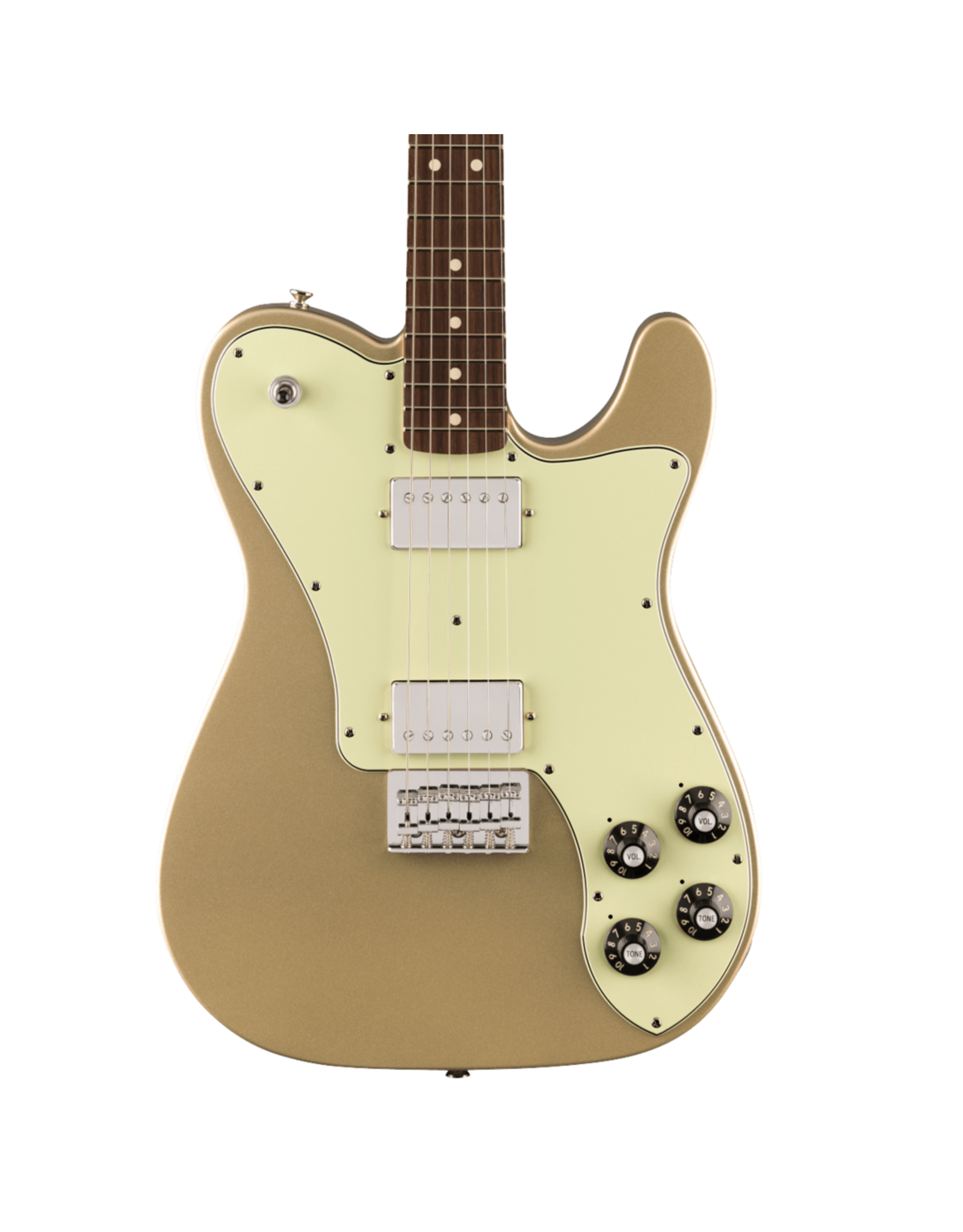 Fender Fender Chris Shiflett Telecaster Deluxe, Rosewood Fingerboard, Shoreline Gold w/ HSC - Open Box