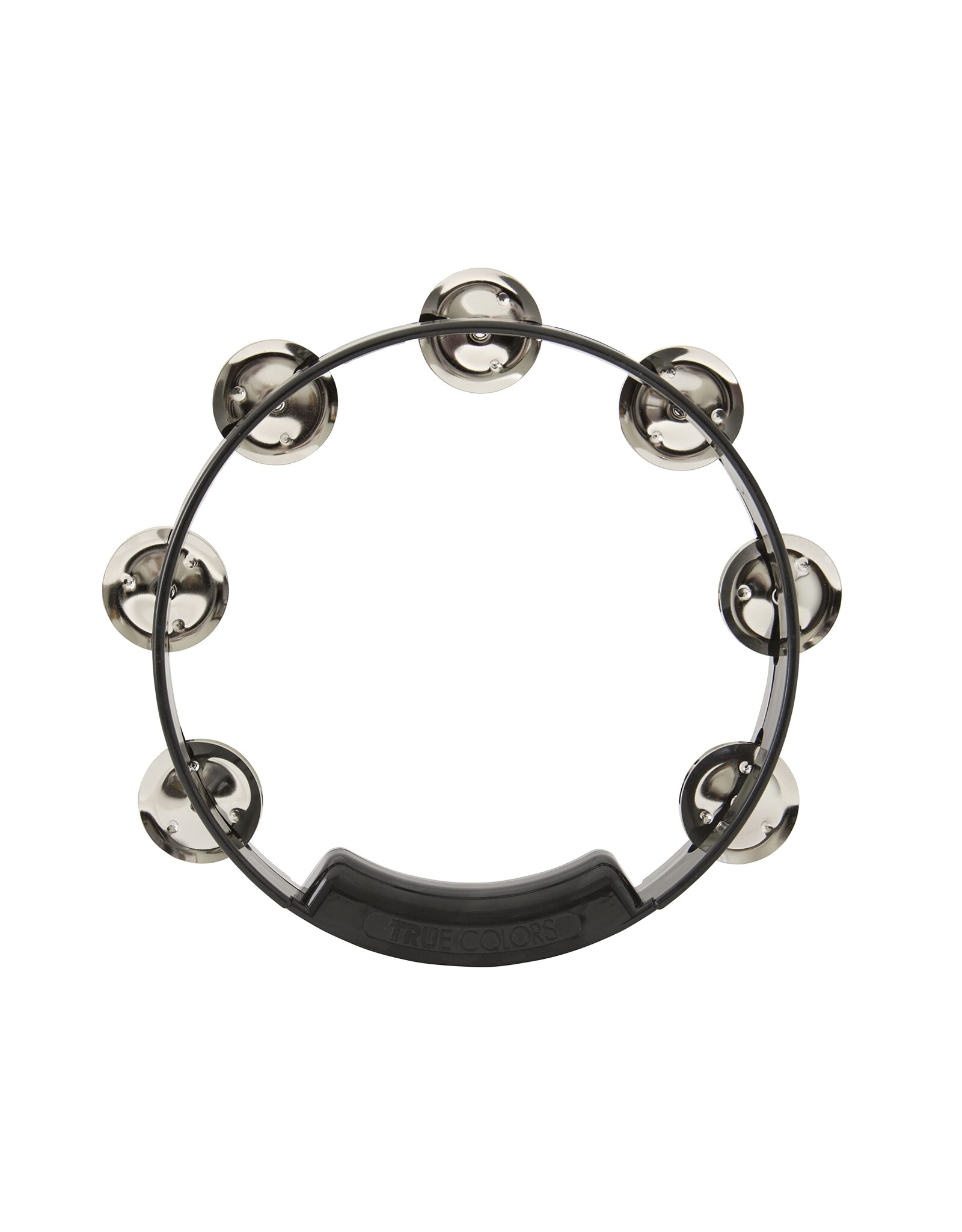 Rhythm Tech Rhythm Tech TC4018 True Colors Tambourine. Black 8"