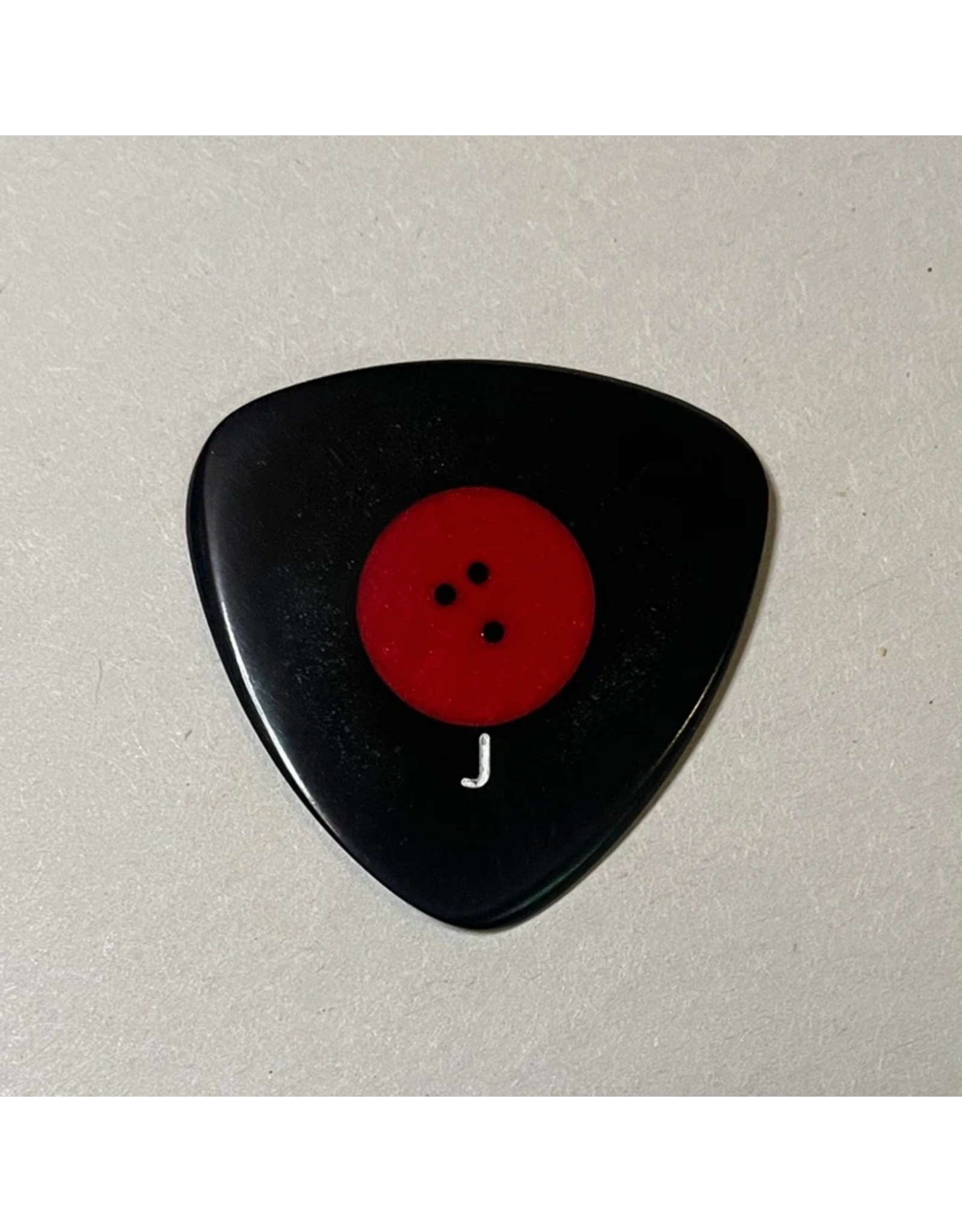 Dr. Herringbone Dr. Herringbone The Kingpin Vulcanite Pick, Heavy Rounder 1.4mm