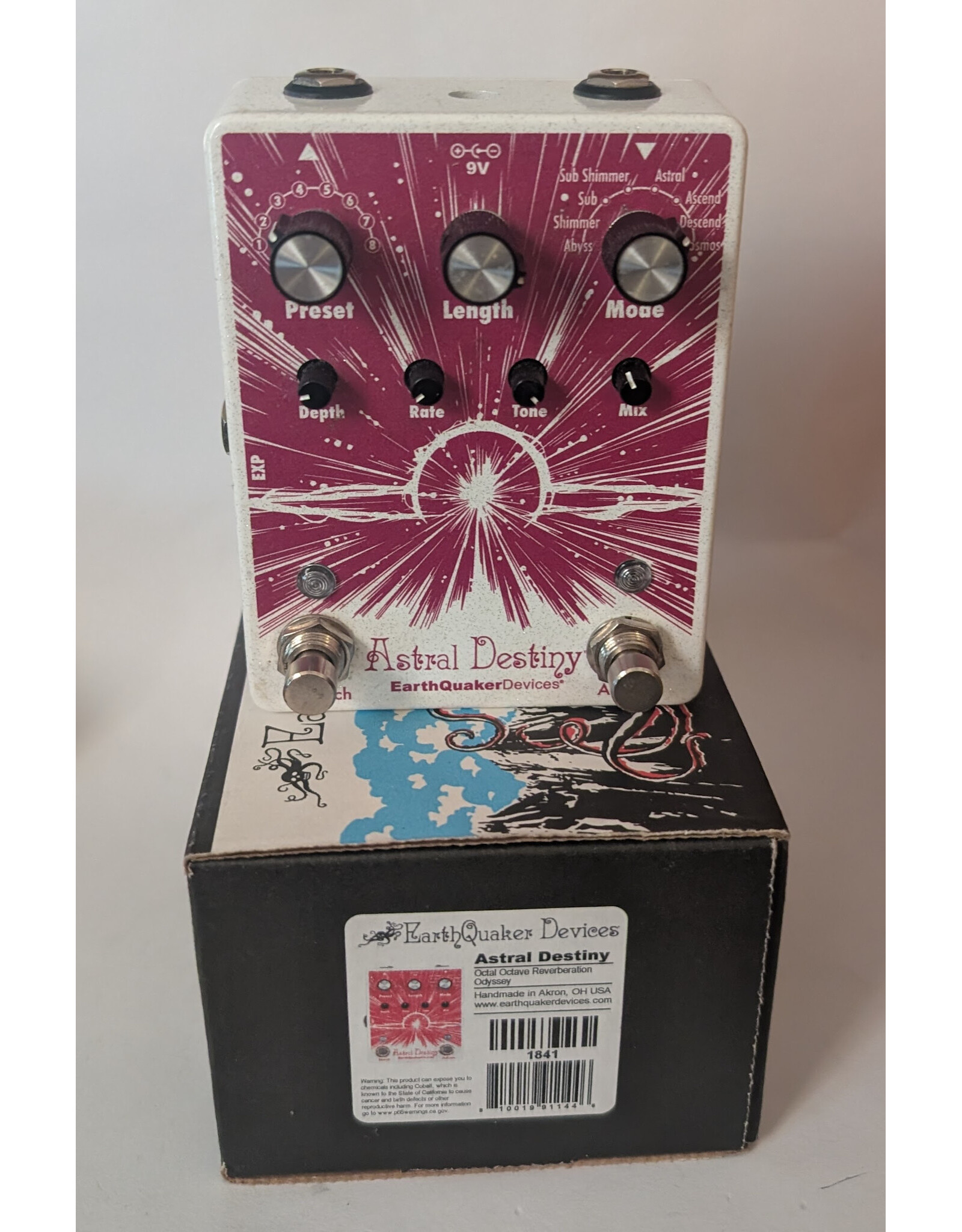 EarthQuaker Devices Earthquaker Astral Destiny Octave Reverb w/ Box, Used