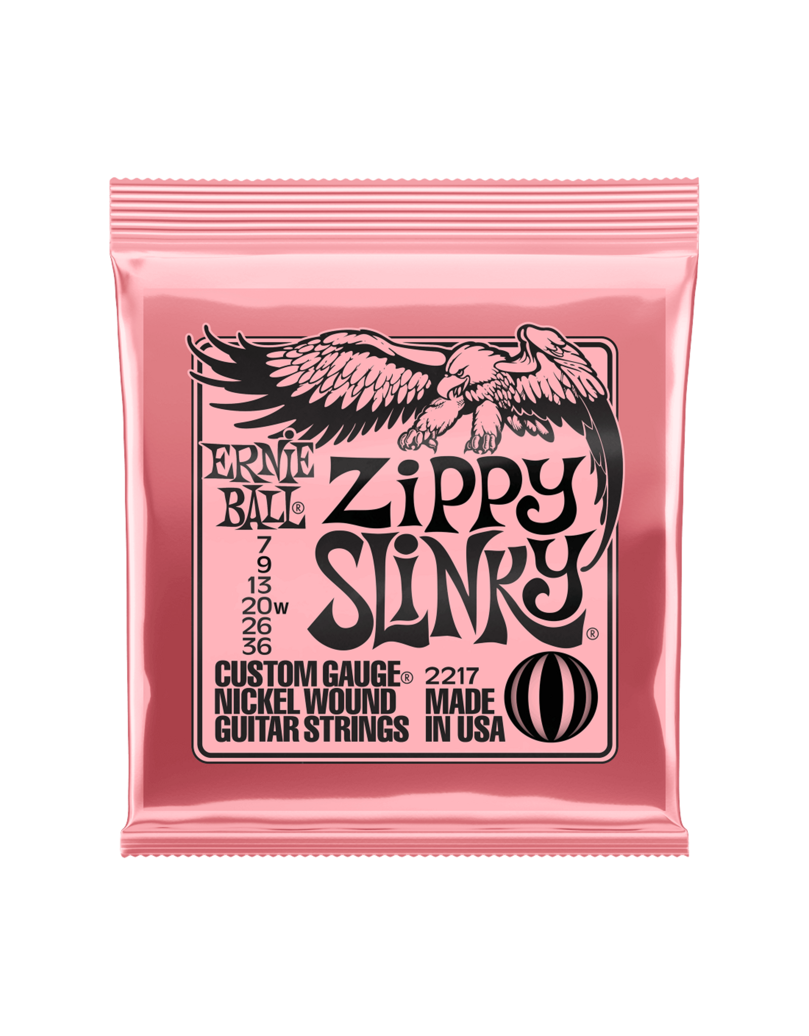 Ernie Ball Ernie Ball Zippy Slinky Nickel Wound Electric Guitar Strings, 7-36