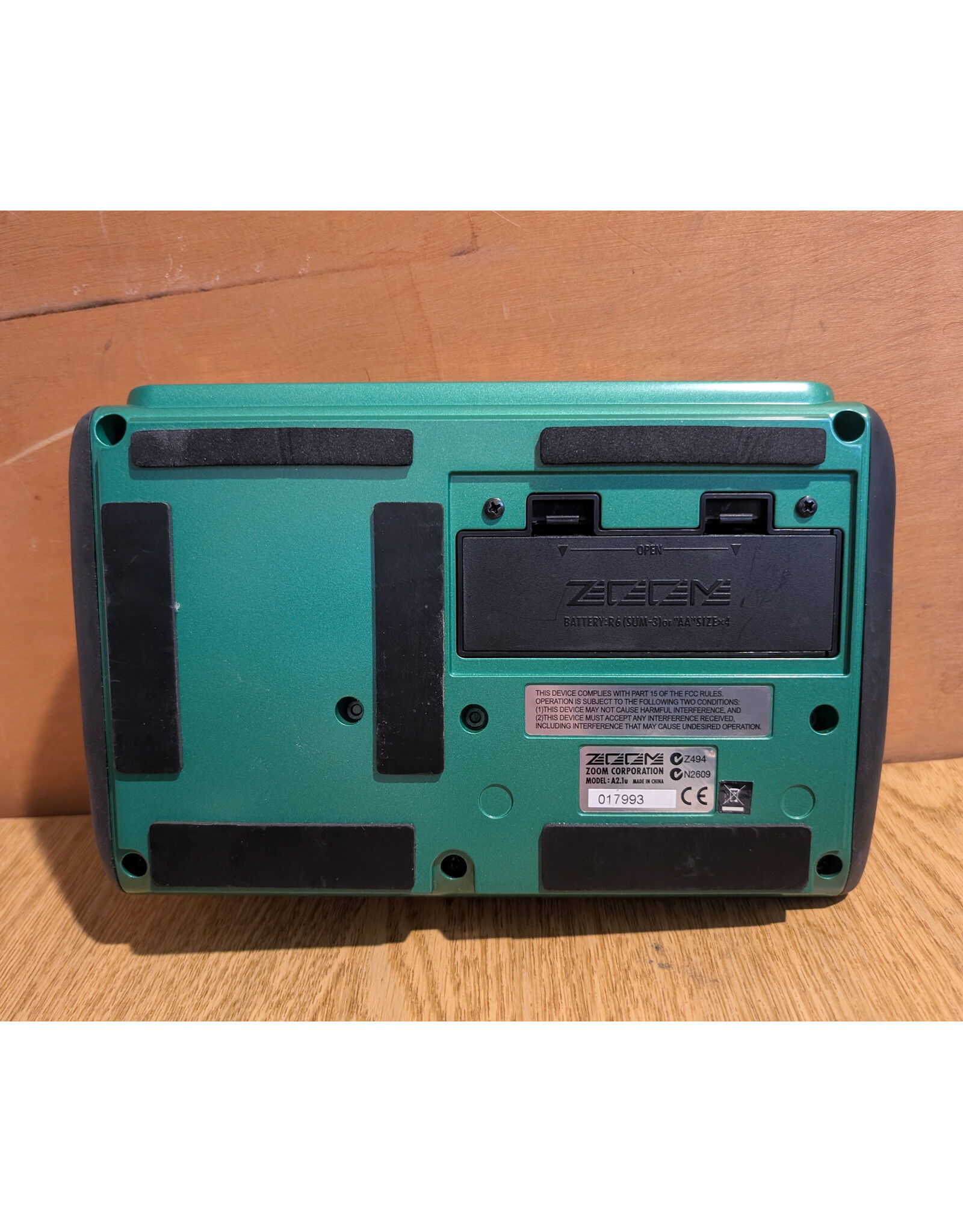 Zoom A2.1U Acoustic Effects Pedal w/ Box and Power Supply, Used