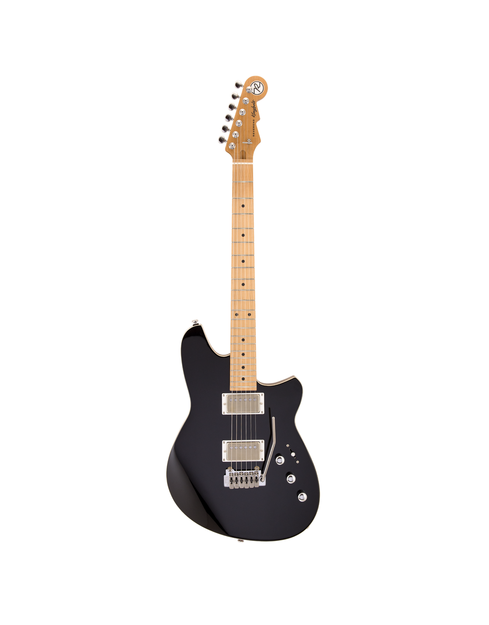 Reverend Reverend Kingbolt HH Electric Guitar, Midnight Black