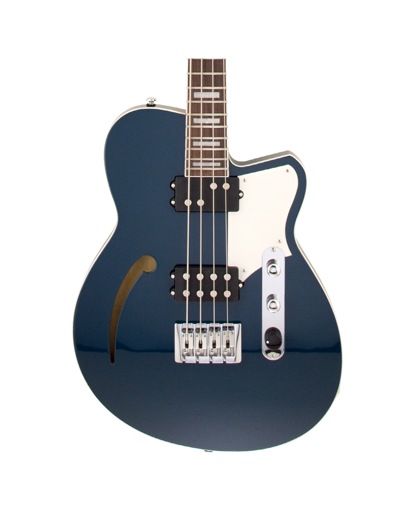 Reverend Reverend Dub King Semi-Hollow Bass Guitar, High Tide Blue