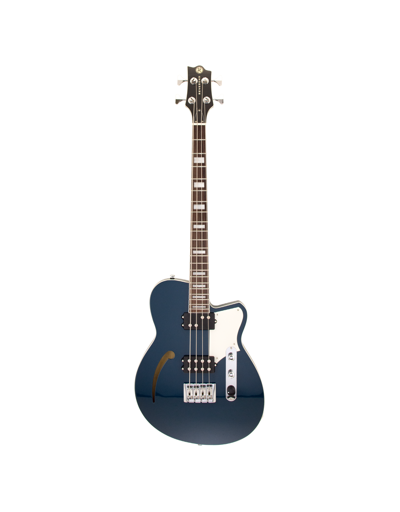 Reverend Reverend Dub King Semi-Hollow Bass Guitar, High Tide Blue