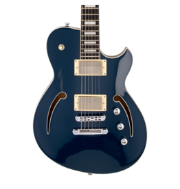 Reverend Reverend Roundhouse Air HH Electric Guitar, High Tide Blue