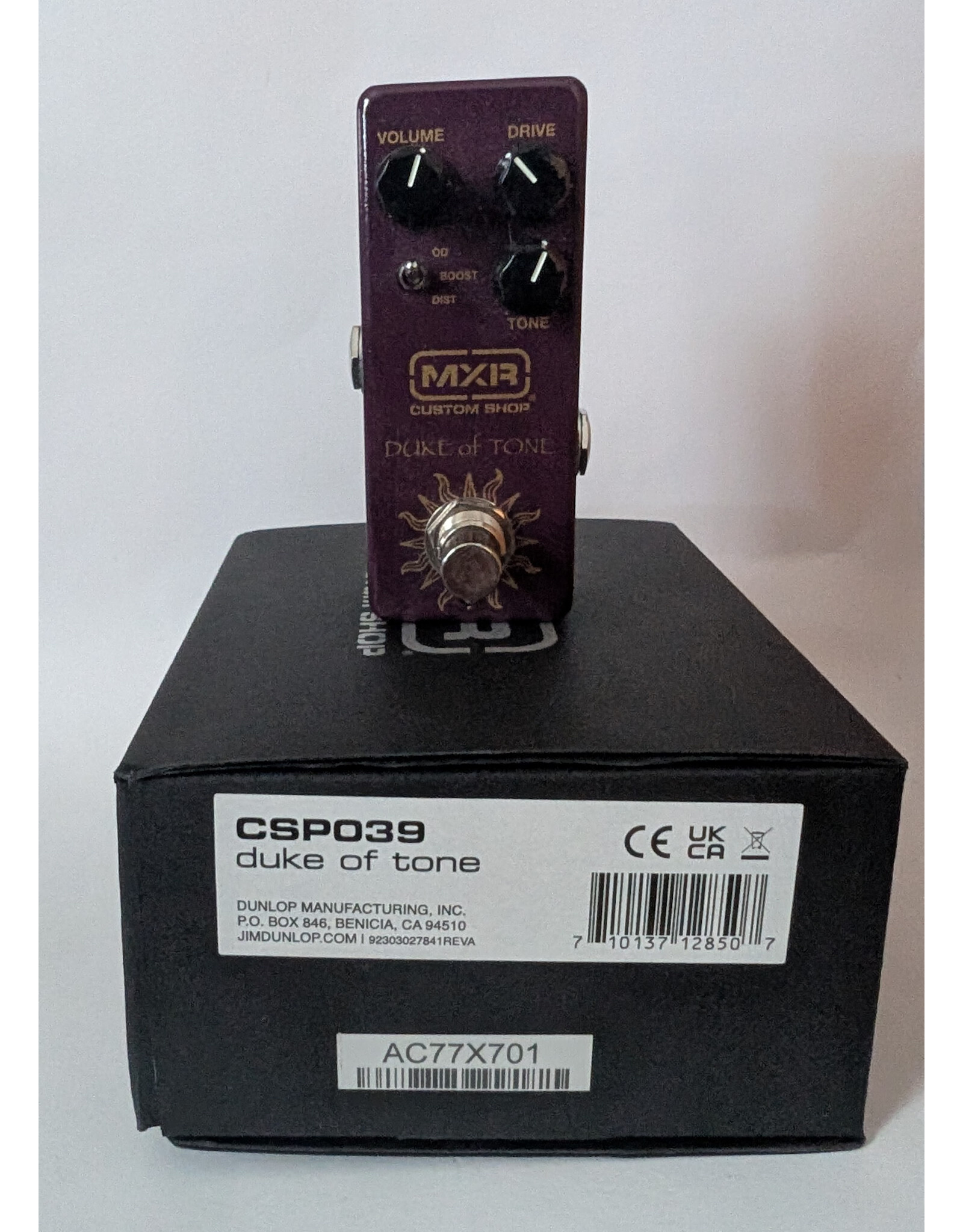 MXR MXR Duke of Tone Overdrive w/ Box, Used