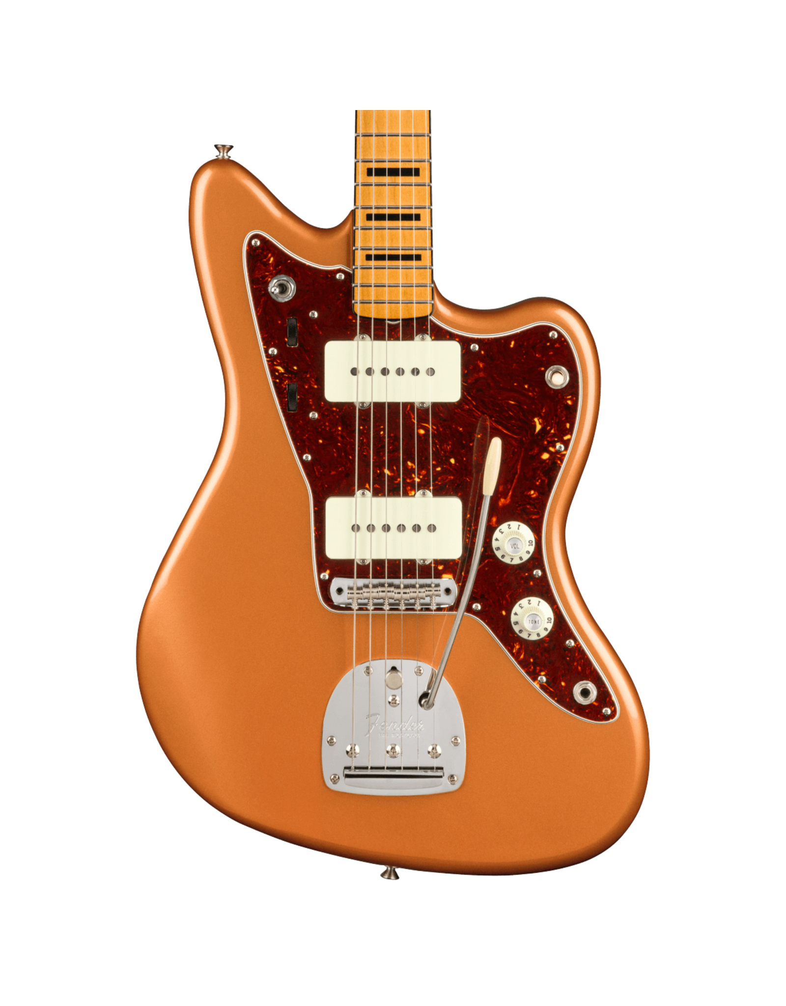 Fender Fender Troy Van Leeuwen Jazzmaster, Bound Maple Fingerboard, Copper Age w/ Deluxe HSC
