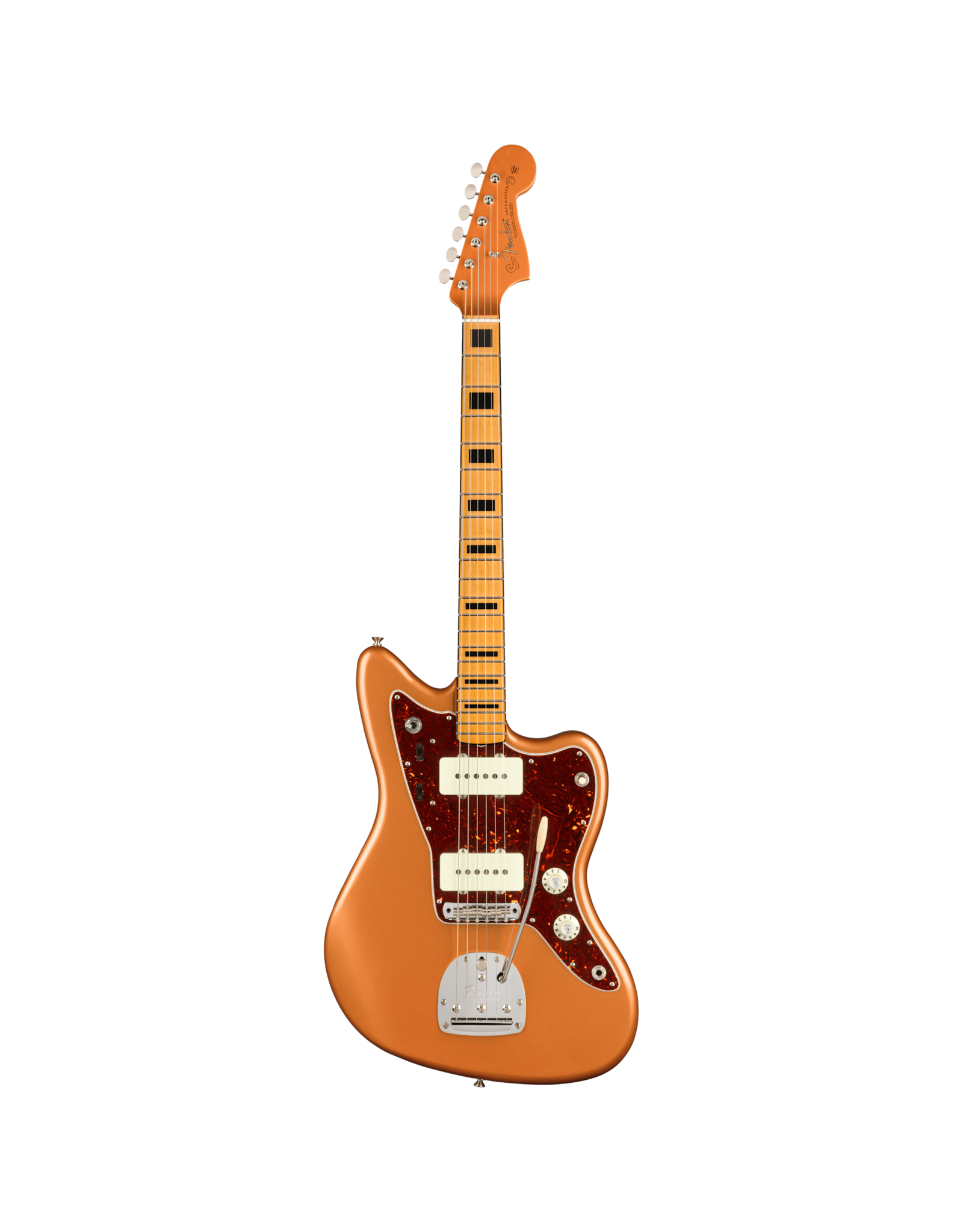 Fender Fender Troy Van Leeuwen Jazzmaster, Bound Maple Fingerboard, Copper Age w/ Deluxe HSC