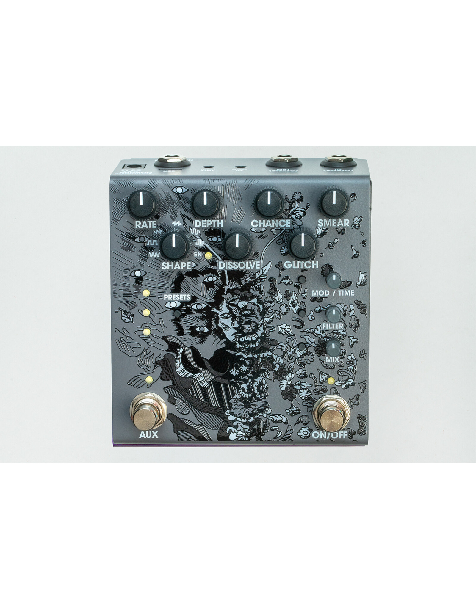 Old Blood Noise Endeavors OBNE Parting Glitch Delay/Reverb Crushing Modulation Device, Stone