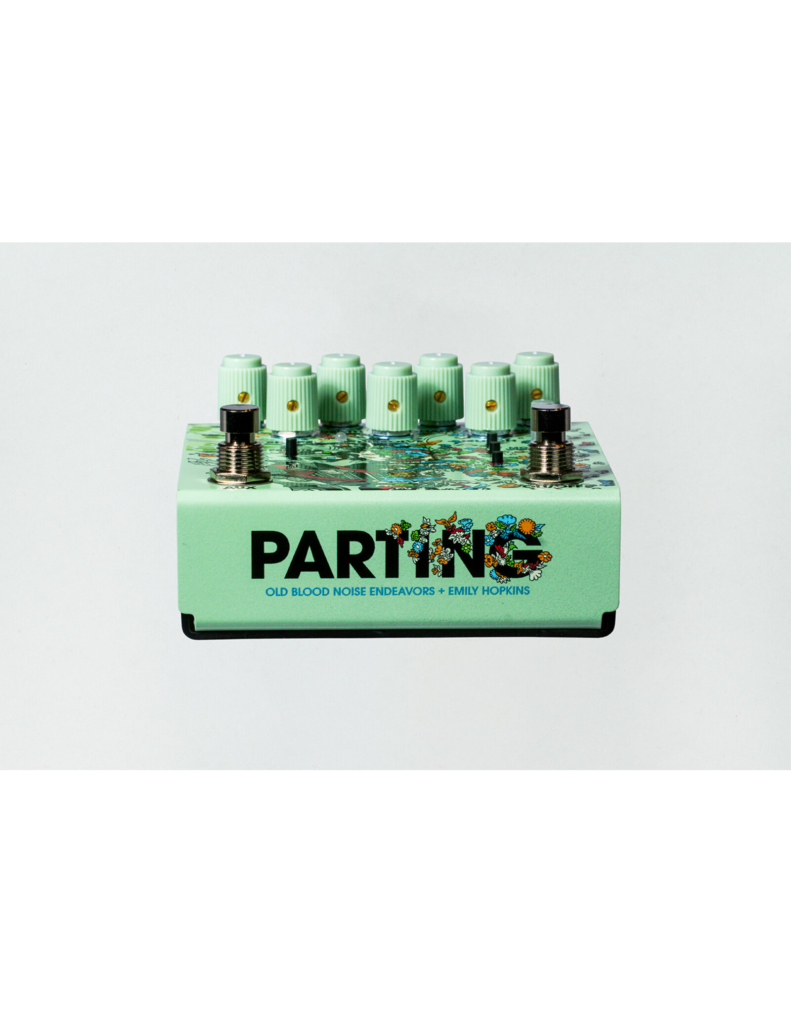 Old Blood Noise Endeavors OBNE Parting Glitch Delay/Reverb Crushing Modulation Device, Green