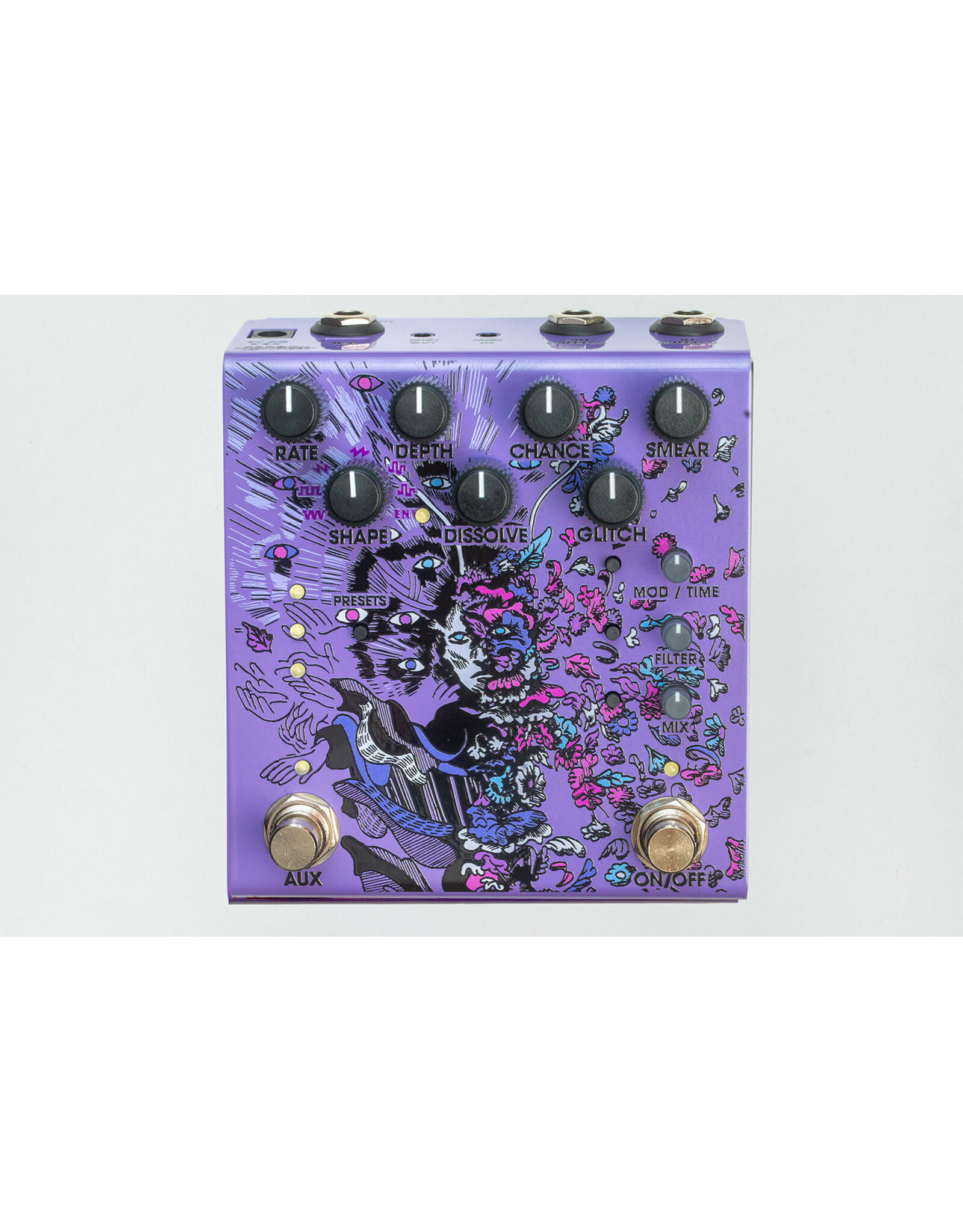 Old Blood Noise Endeavors OBNE Parting Glitch Delay/Reverb Crushing Modulation Device, Purple