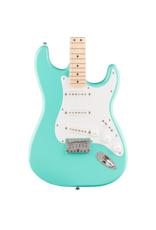Squier Squier Sonic Stratocaster HT, Maple Fingerboard, White Pickguard, Sea Foam Green