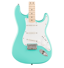 Squier Squier Sonic Stratocaster HT, Maple Fingerboard, White Pickguard, Sea Foam Green