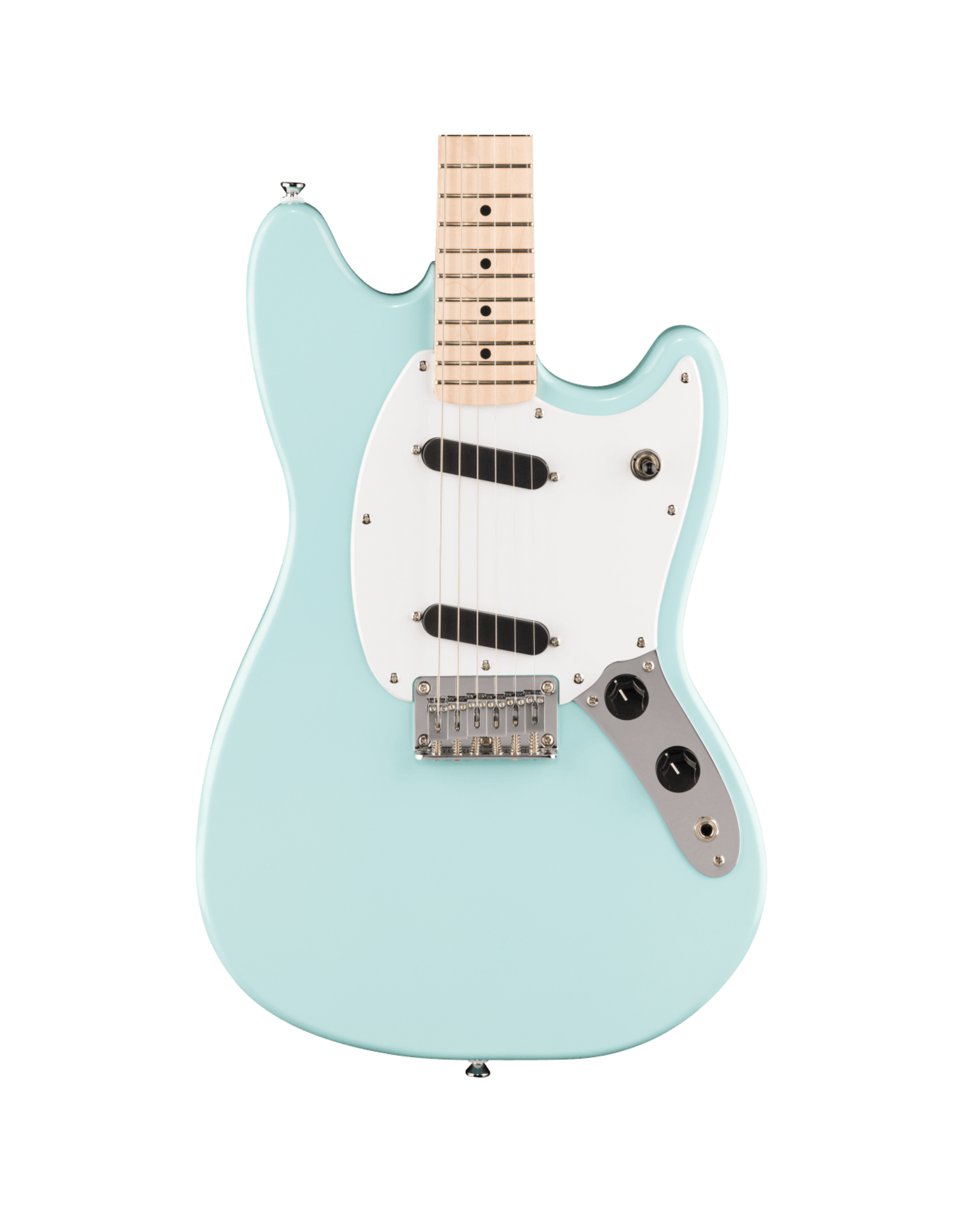 Squier Squier Sonic Mustang, Maple Fingerboard, White Pickguard, Daphne Blue