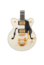 Gretsch Gretsch G2655TG Streamliner Center Block Jr. Double-Cut with Bigsby LTD, Laurel Fingerboard, Vintage White