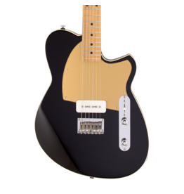 Reverend Reverend Charger JR Electric Guitar, Midnight Black