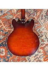 1960s Harmony 1485 "Space Dot," Red Burst w/ HSC, Used