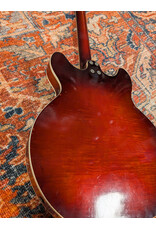 1960s Harmony 1485 "Space Dot," Red Burst w/ HSC, Used