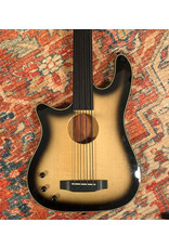 Carvin Semi-Acoustic Fretless Left Handed Bass, 2 Color Burst w/ohsc