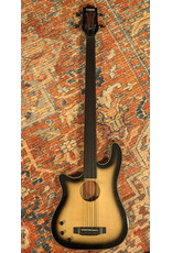 Carvin Semi-Acoustic Fretless Left Handed Bass, 2 Color Burst w/ohsc