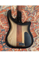 Carvin Semi-Acoustic Fretless Left Handed Bass, 2 Color Burst w/ohsc