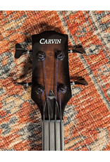 Carvin Semi-Acoustic Fretless Left Handed Bass, 2 Color Burst w/ohsc