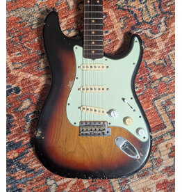 Fender/MJT Partscaster Strat, Relic Burst, Used