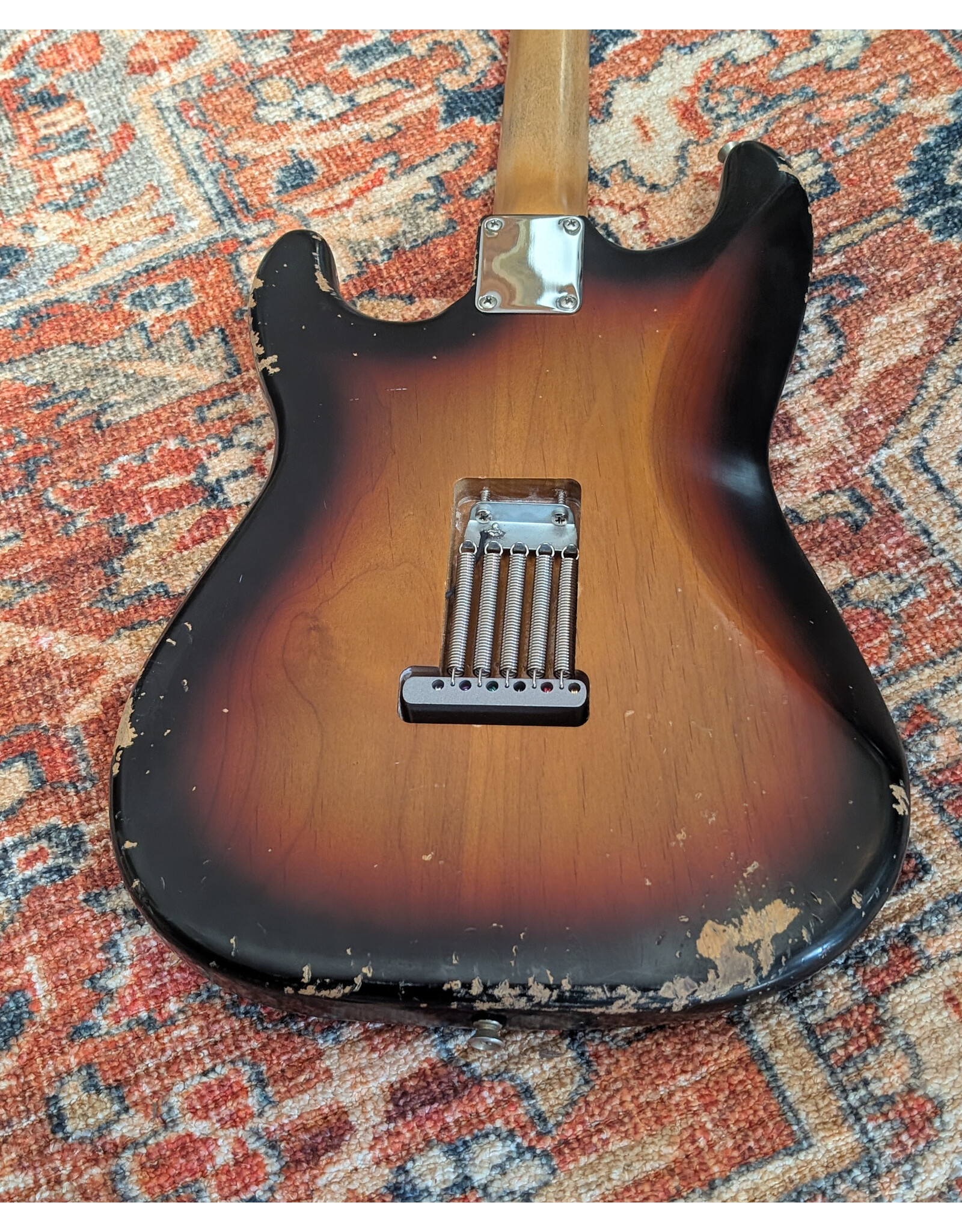 Fender/MJT Partscaster Strat, Relic Burst, Used