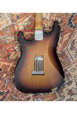 Fender/MJT Partscaster Strat, Relic Burst, Used