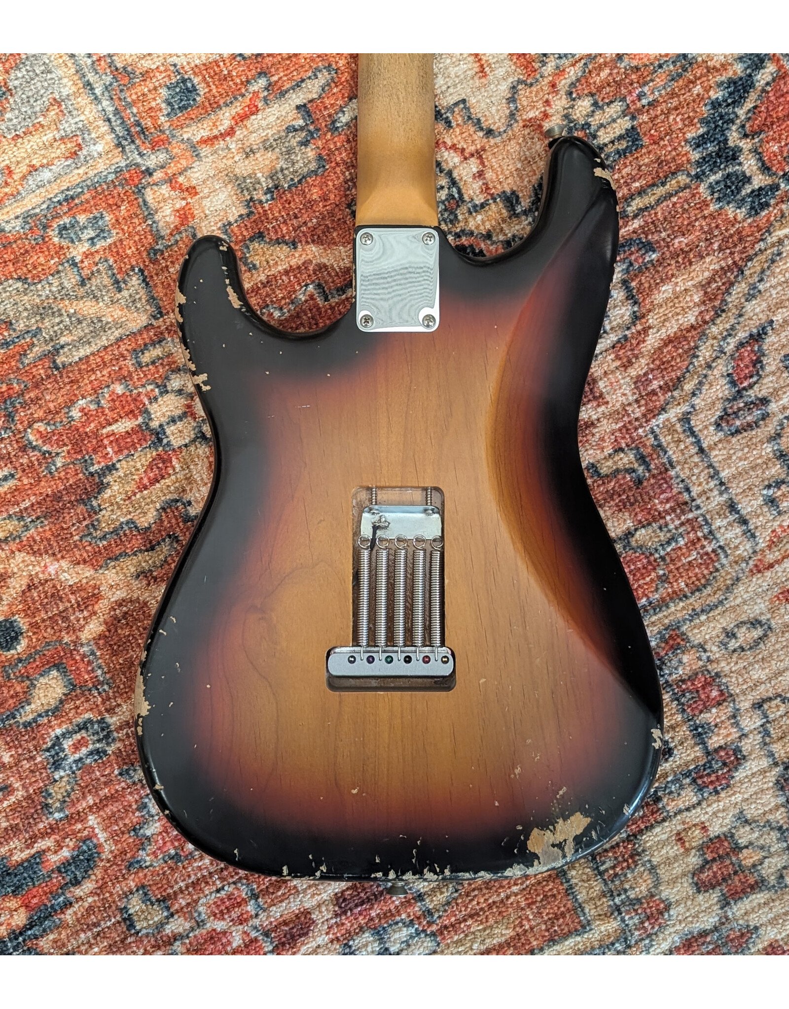 Fender/MJT Partscaster Strat, Relic Burst, Used