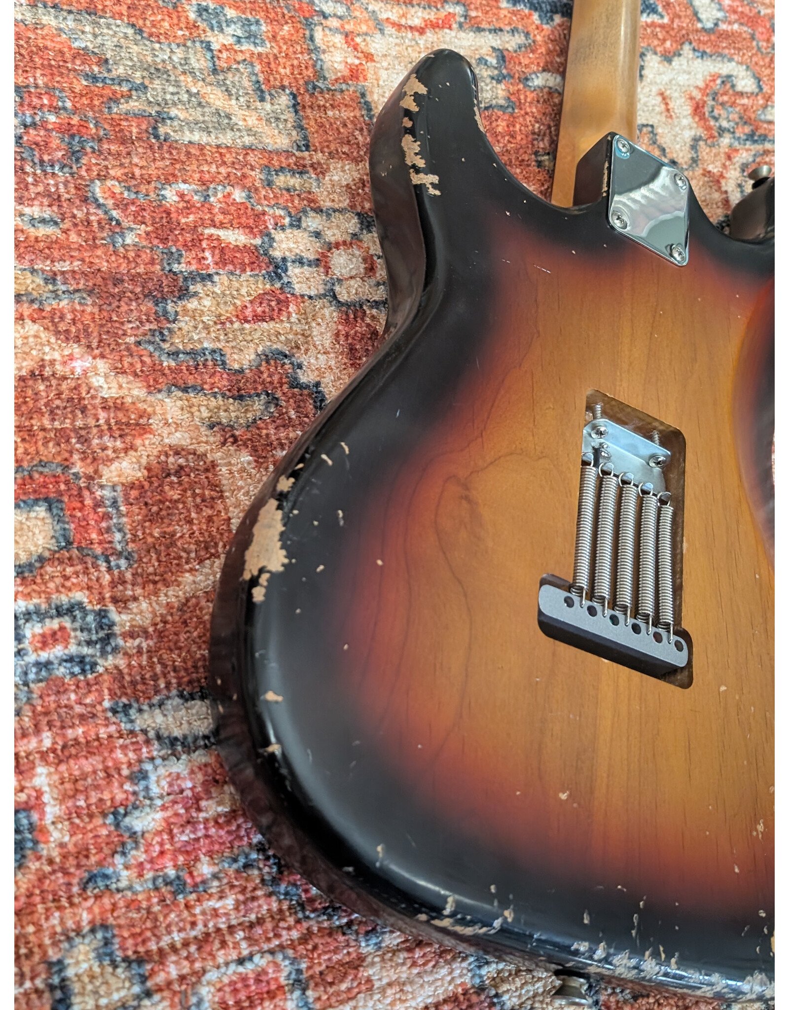 Fender/MJT Partscaster Strat, Relic Burst, Used