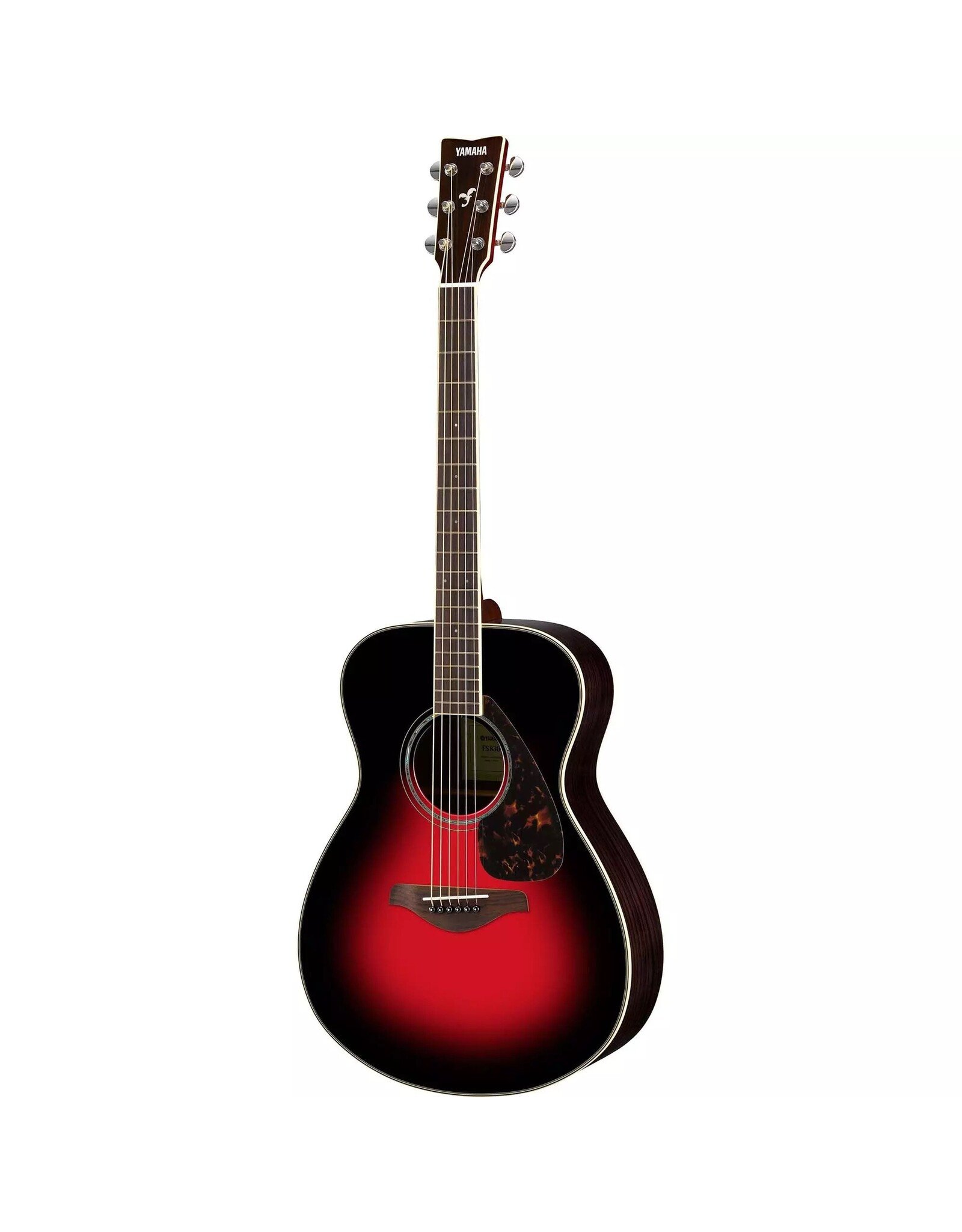 Yamaha Yamaha FS830 Small Body Folk Guitar, Dusk Sun Red