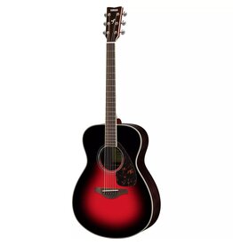 Yamaha Yamaha FS830 Small Body Folk Guitar, Dusk Sun Red