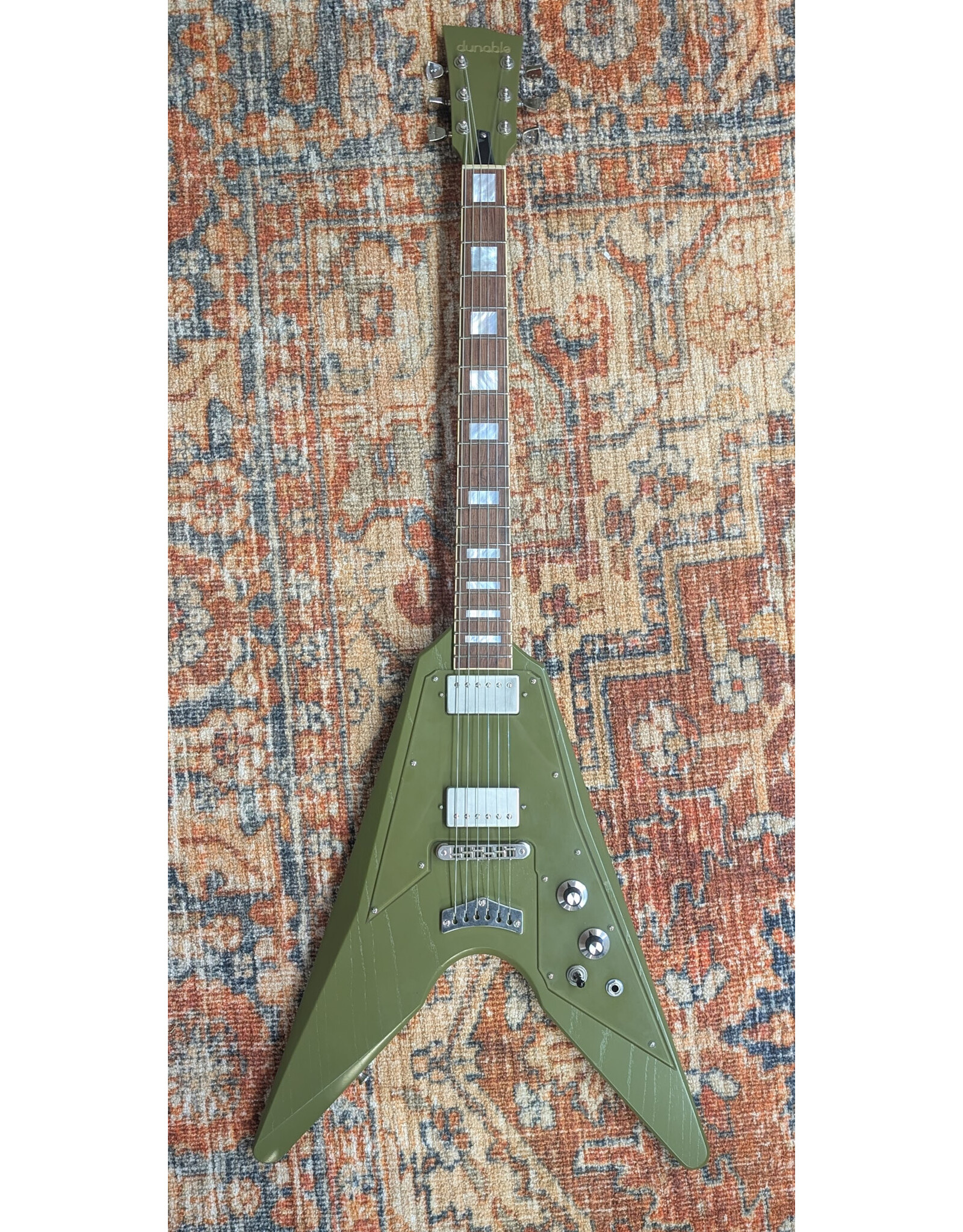 Dunable Dunable USA Custom Shop Asteroid, Olive w/ HSC