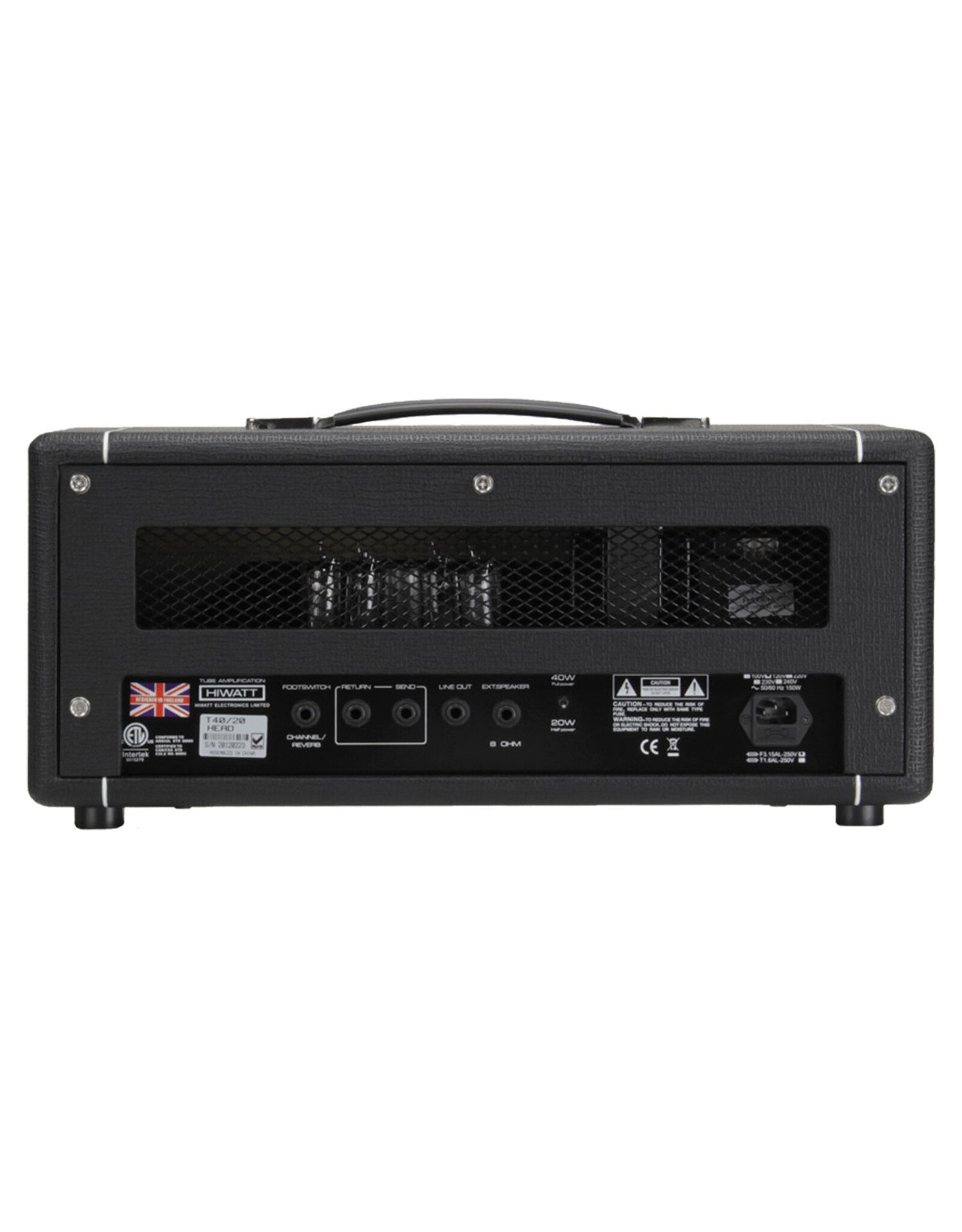 Hiwatt Hiwatt T40/20 MK III Switchable 2-Channel Head w/True Spring Reverb