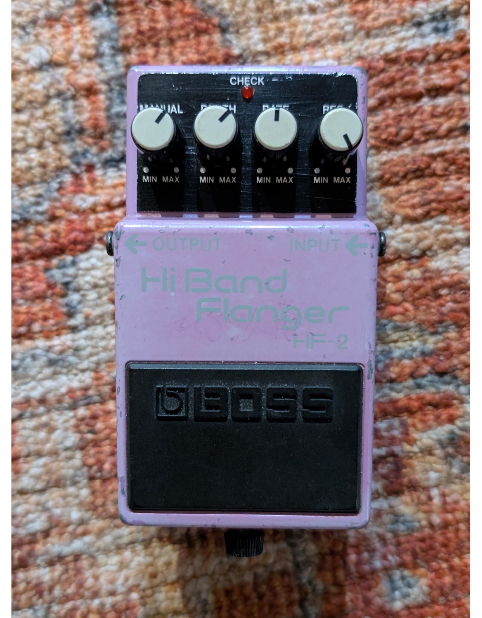 Boss Boss HF-2 High Band Flanger, Green Label MIT, Used