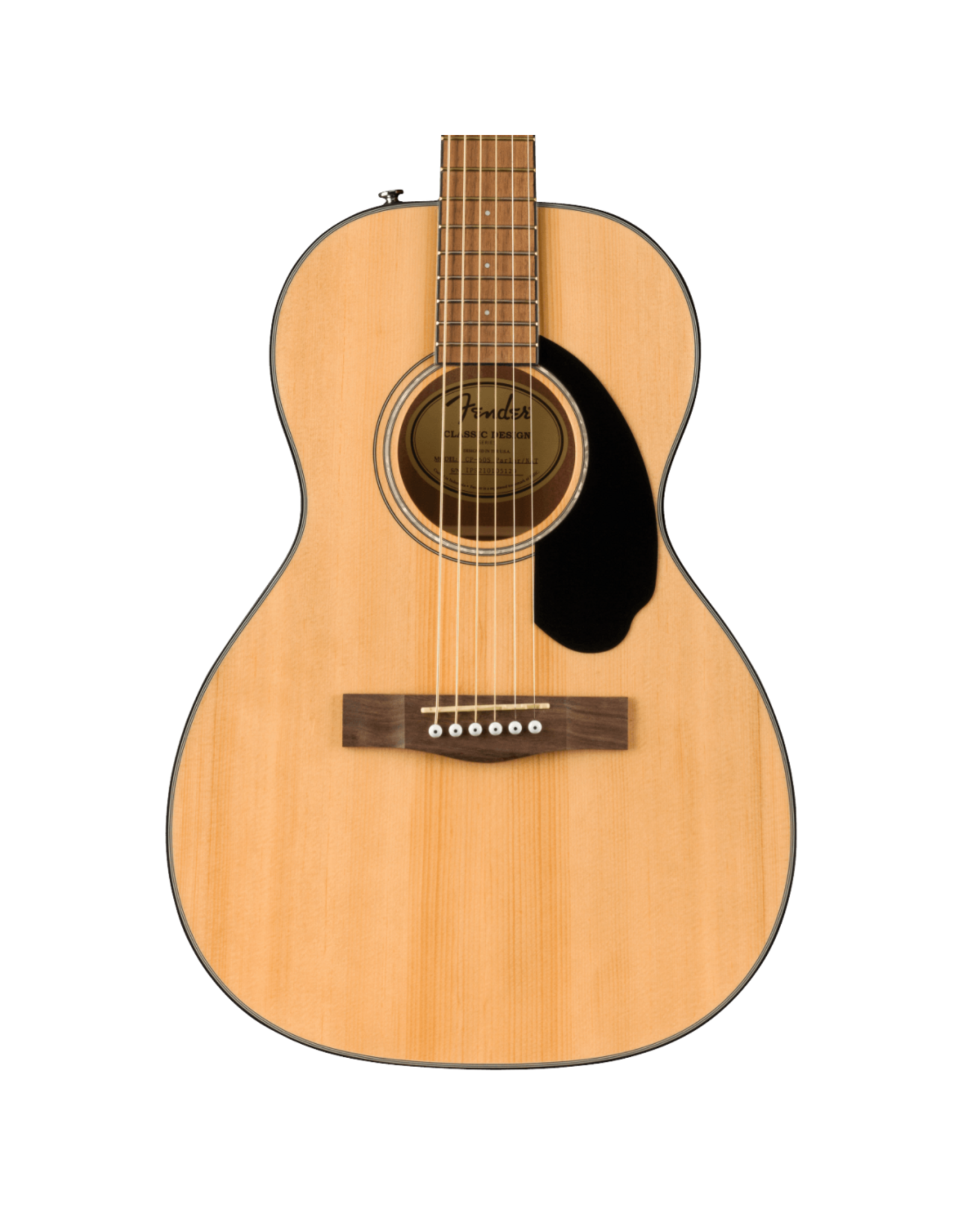 Fender Fender CP-60S Parlor, Walnut FB, Natural