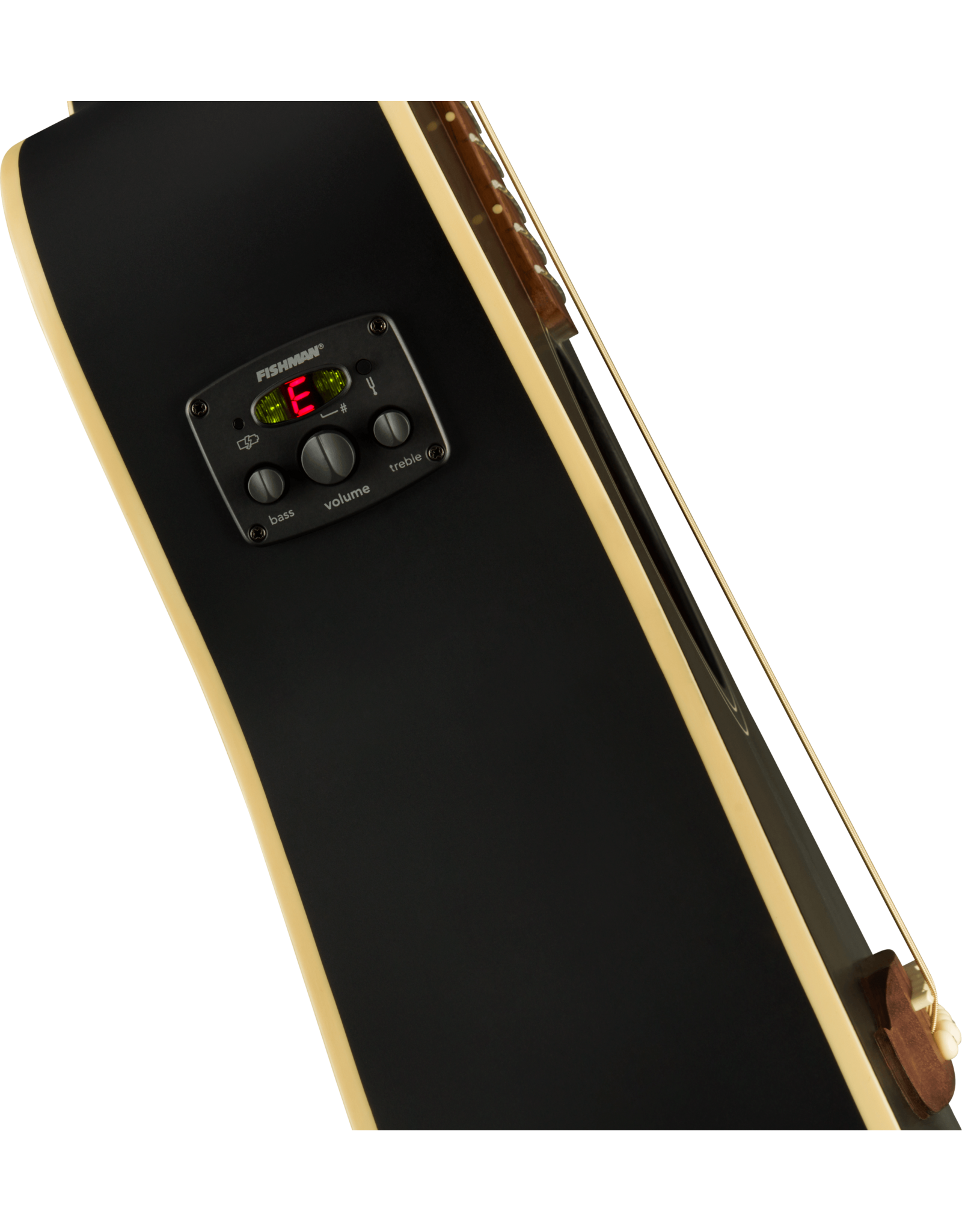 Fender Fender Joe Strummer Campfire, Walnut Fingerboard, Matte Black w/ Deluxe Gig Bag