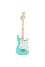 Squier Squier Mini Stratocaster, Maple Fingerboard, White Pickguard, Sea Foam Green