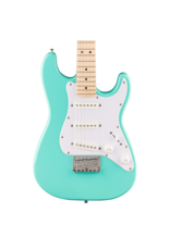 Squier Squier Mini Stratocaster, Maple Fingerboard, White Pickguard, Sea Foam Green