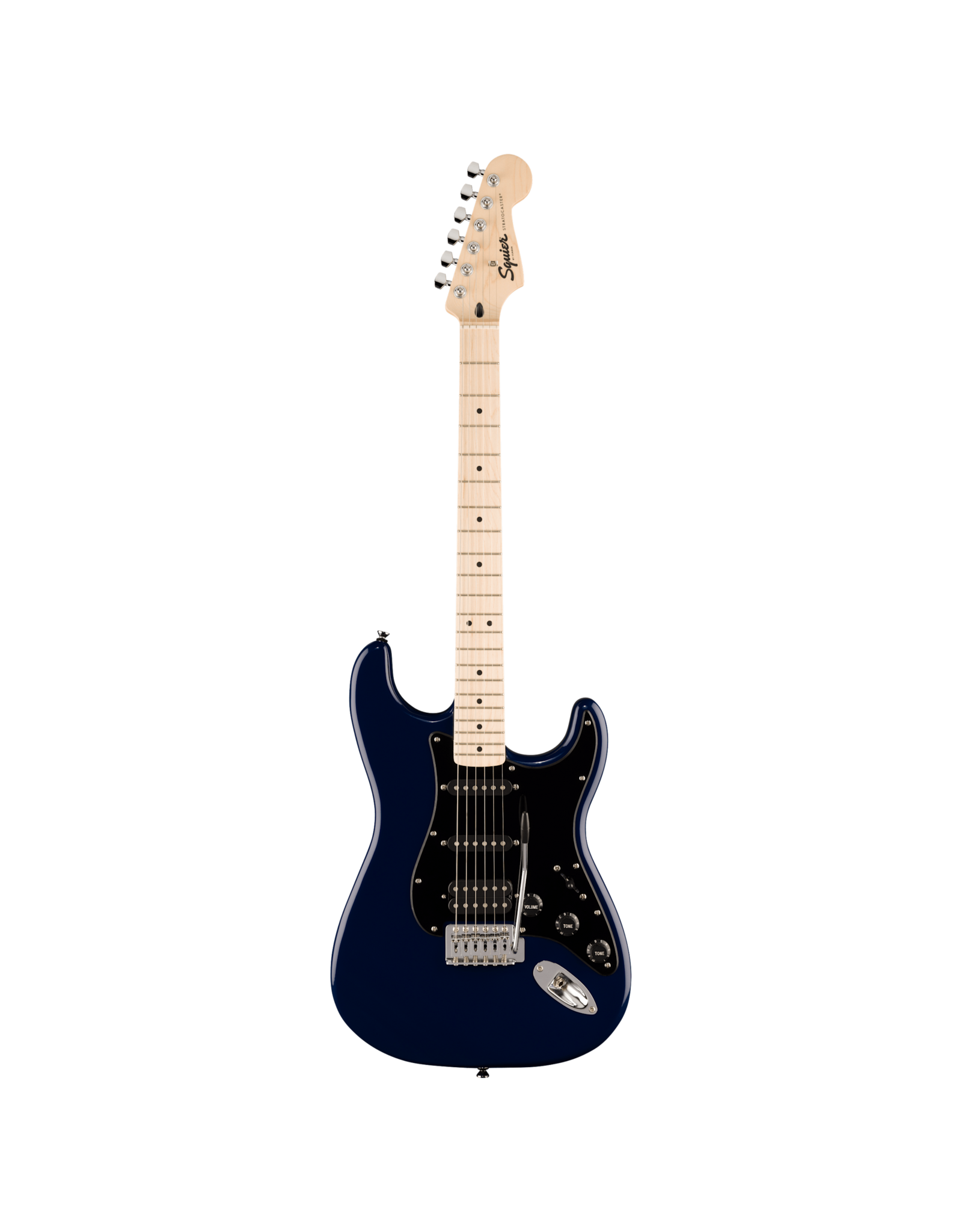 Squier Squier Squier Sonic® Stratocaster HSS, Maple Fingerboard, Black Pickguard, Midnight Blue
