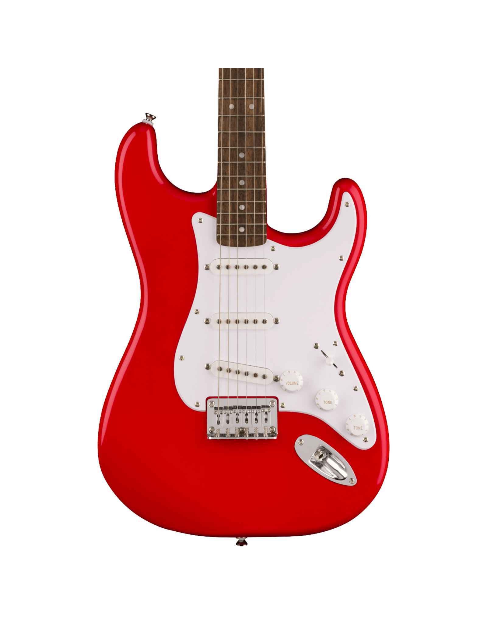 Squier Squier Sonic Stratocaster HT,  White Pickguard, Torino Red