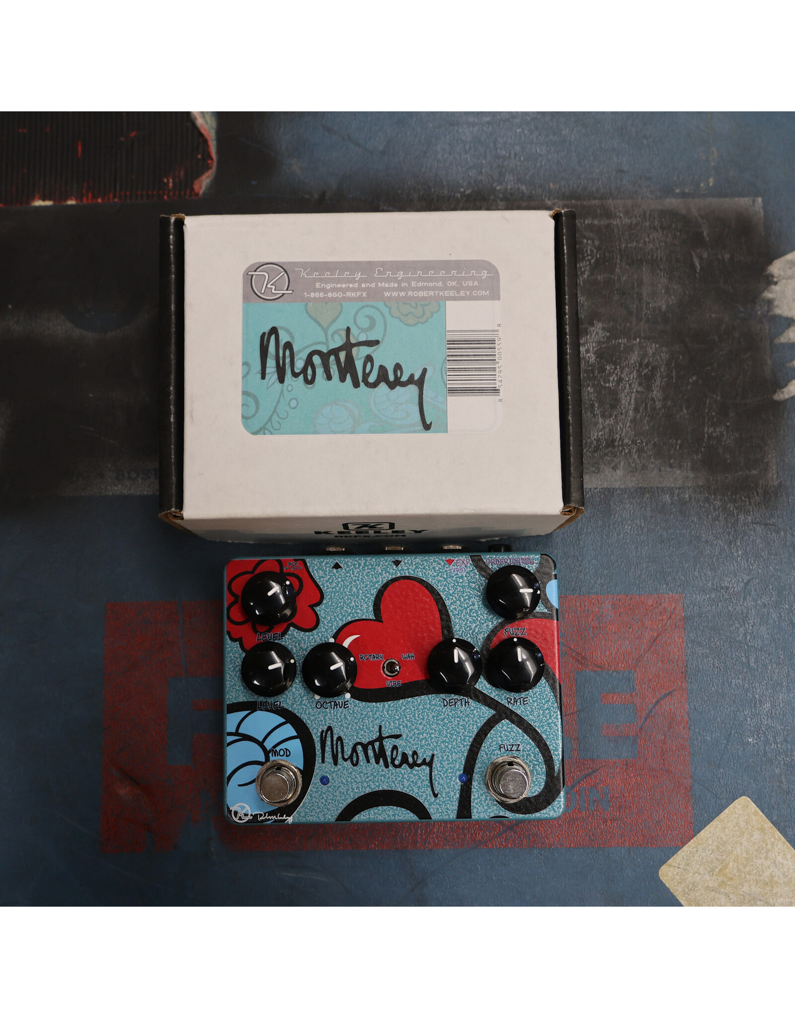 Keeley Monterey Rotary Fuzz Vibe w/ Box, Used