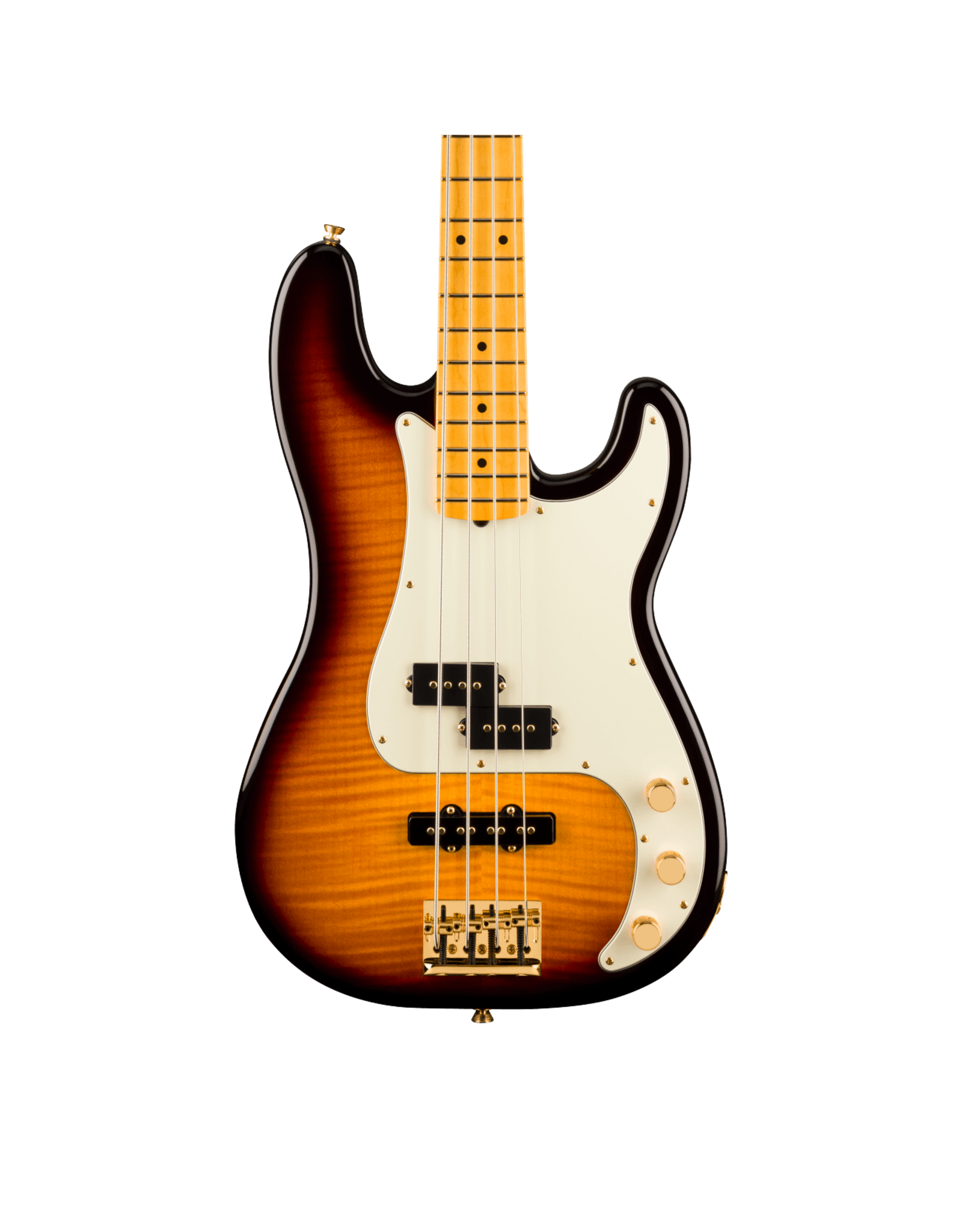 Fender Fender 75th Anniversary American Professional II PJ Bass, Rosewood Fingerboard, 2-Color Sunburst w/ Deluxe Molded Case