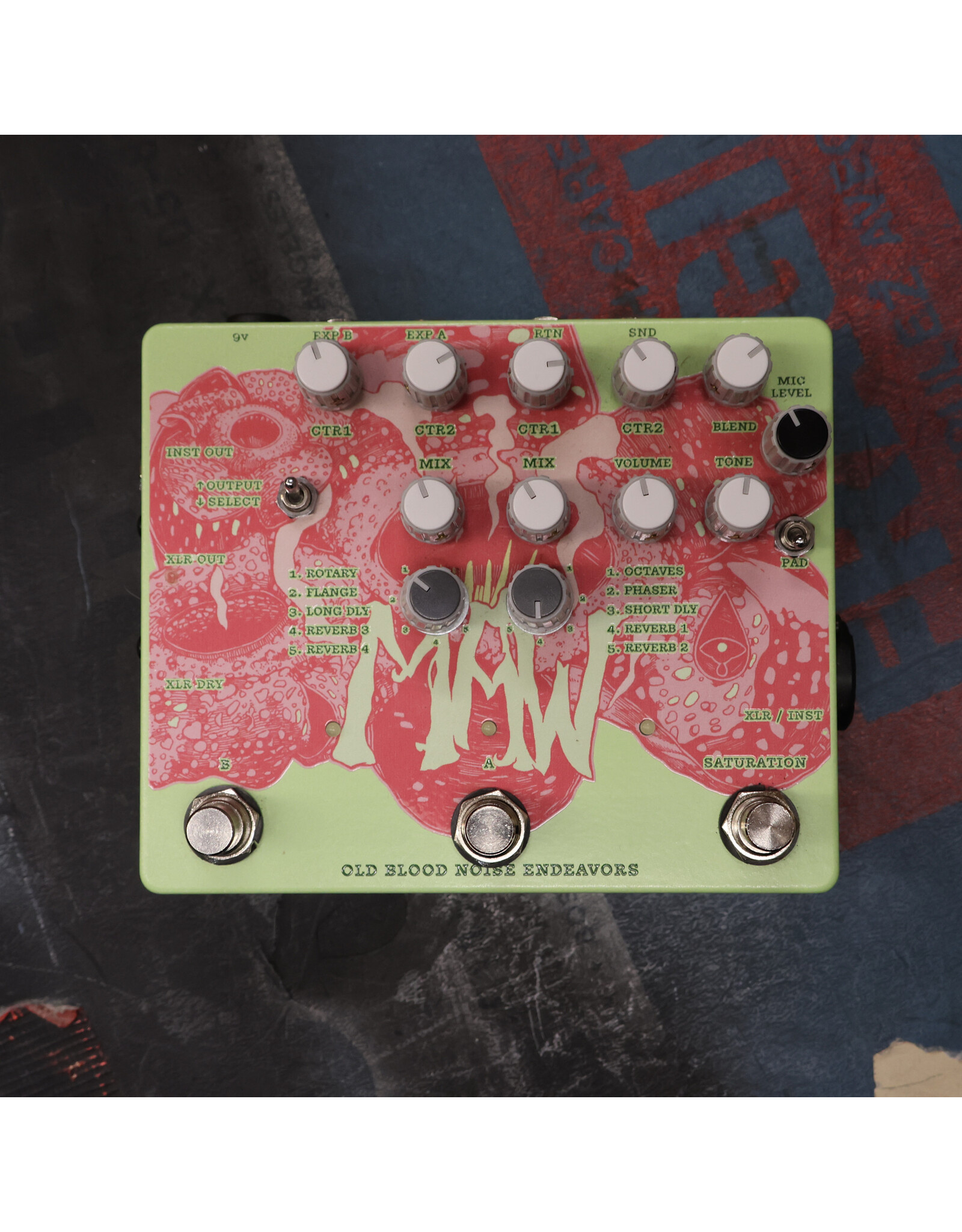 Old Blood Noise Endeavors OBNE MAW XLR Pedal w/ Box, Used